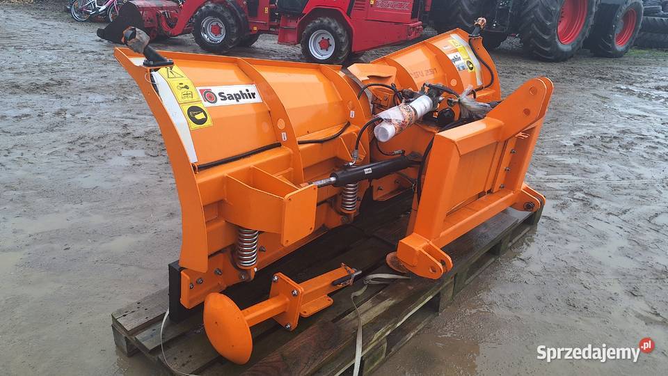 Pług śnieżny Saphir skosowany nowy nie używany Baszków
