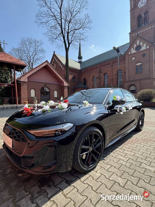Auto do ślubu wesela Audi A5 samochód na imprezy