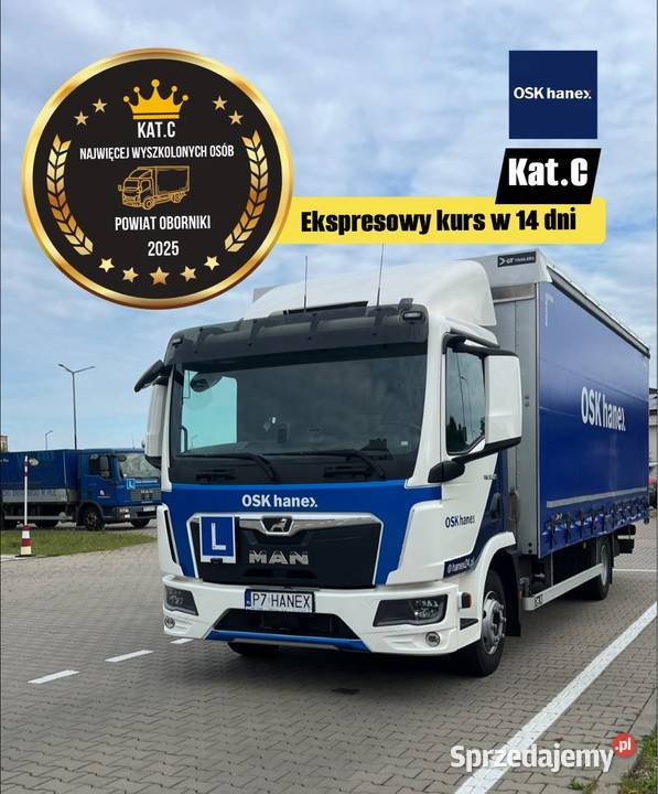 Kurs prawa jazdy kategorii CE Oborniki