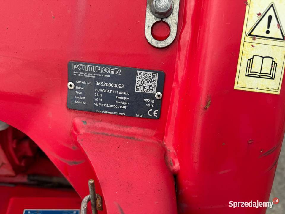 Kosiarka czołowa rotacyjna Pttinger Niechcice sprzedam