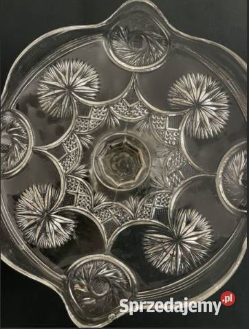 Huta Hortensja patera tortownica PRL Łódź