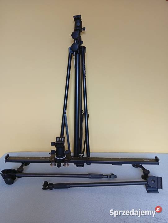 Statyw z głowicą i podporami slider Kameleon Kamery małopolskie Kraków sprzedam