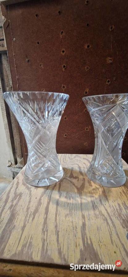 Kryształ wazon komplet Gdynia