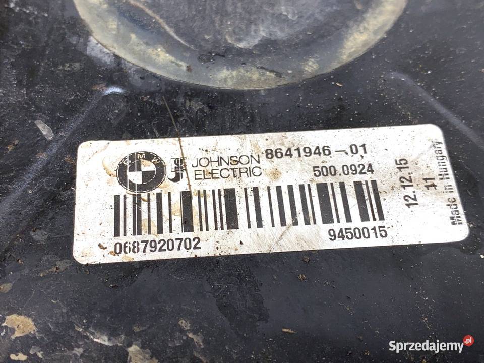 WENTYLATOR CHŁODNICY BMW F30 20 245 8641946 1118 osobowe podkarpackie