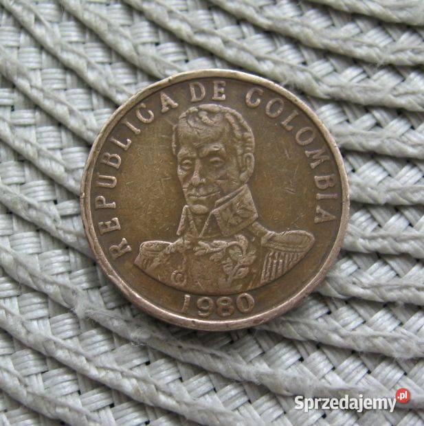 Kolumbia 2 Peso 1980r Kalisz
