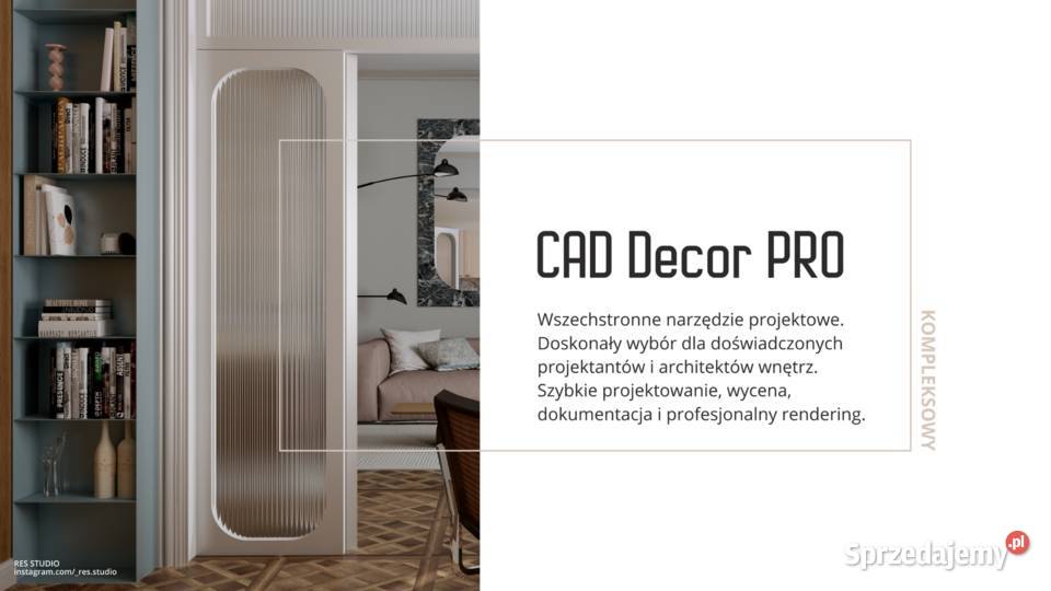 Program do projektowania wnętrz CAD Decor PRO 3X Poznań