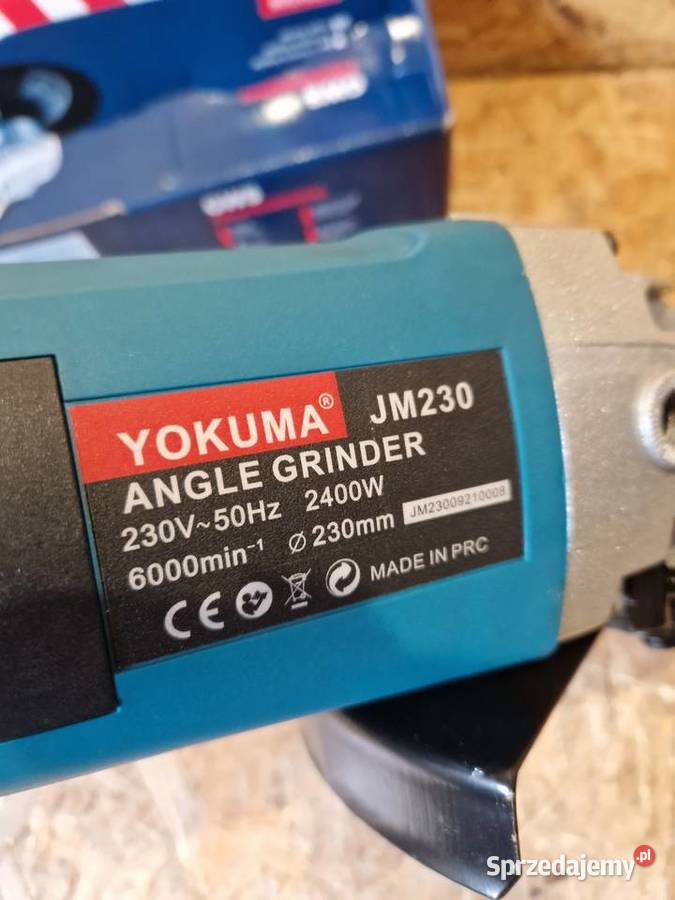 Szlifierka kątowa 2400W 230mm YOKUMA JM230 MOCNA Głogowa