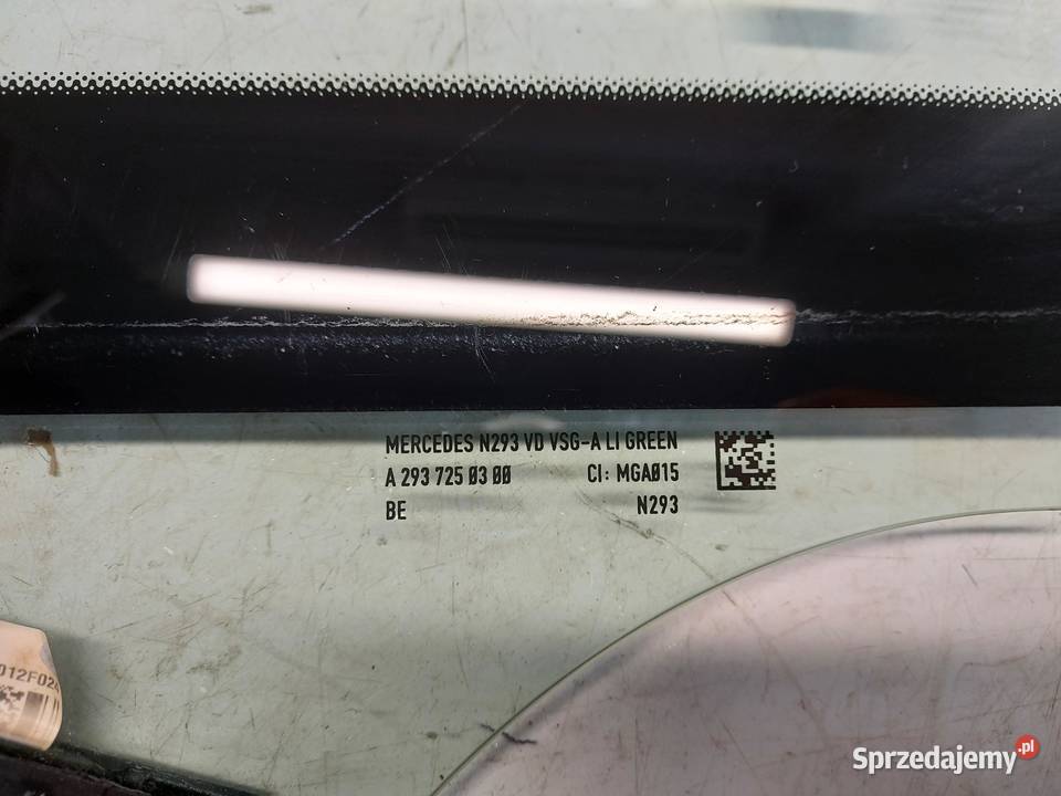 Mercedes EQC 400 W293 SZYBA DRZWI LEWY PRZÓD