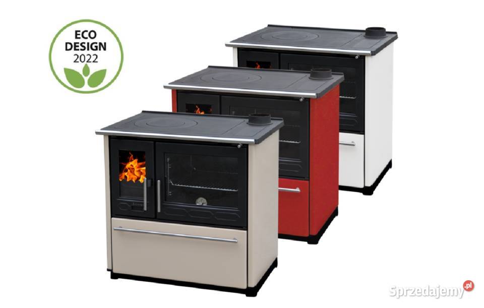 PLAMEN 850 GLAS biała kuchnia żeliwna na drewno brykiet Wałbrzych