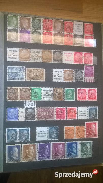 znaczki NIEMCY zestaw 82 stemplowane Warszawa