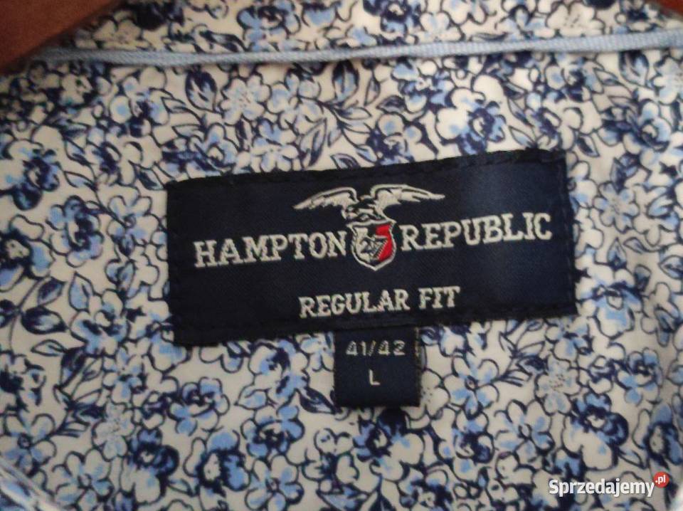 L Hampton Republic regular fit koszula logowane Odzież codzienna Kielce