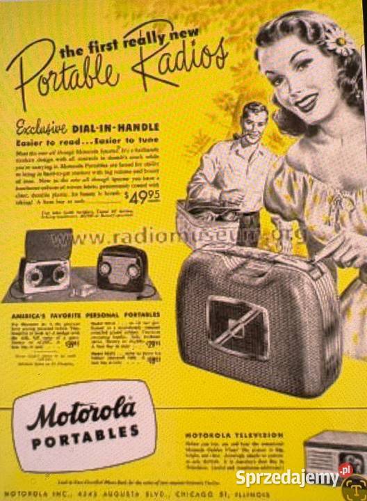 Kultowe Radio Lampowe Motorola 69L11 HS75 Solnica