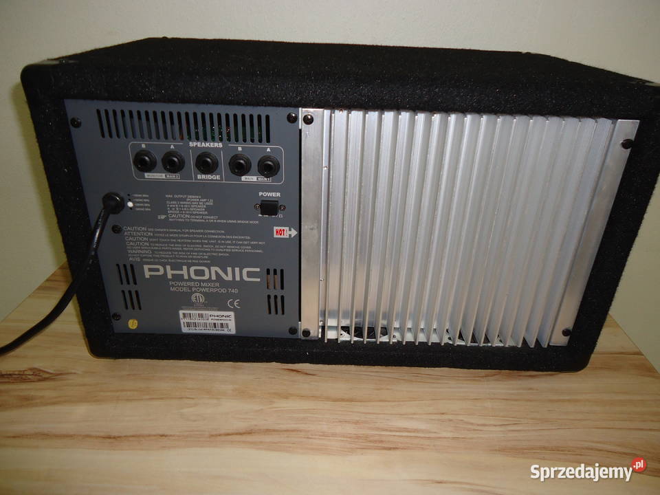 Mixer Phonic PowerPod 740 Kolumny estradowe mazowieckie Warszawa