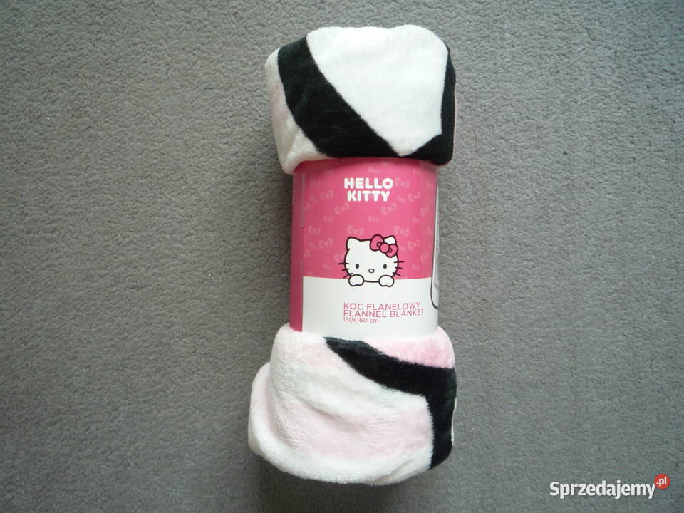 Hello Kitty Nowy Koc 130x160 Pościel i kocyki Szczecin