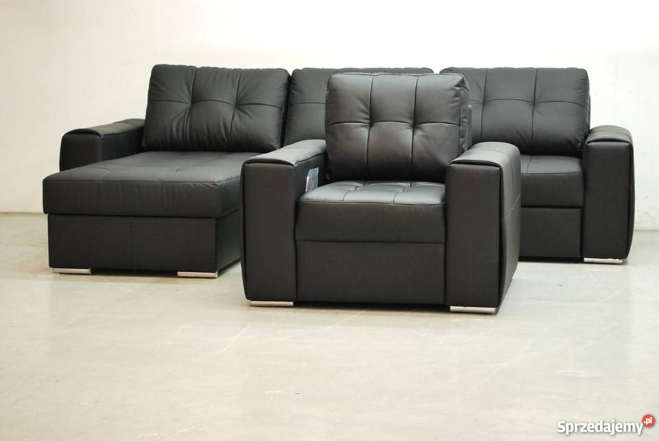 SKÓRA NATURALNA NAROŻNIK Z FSPANIA fotel 6605 wielkopolskie sprzedam