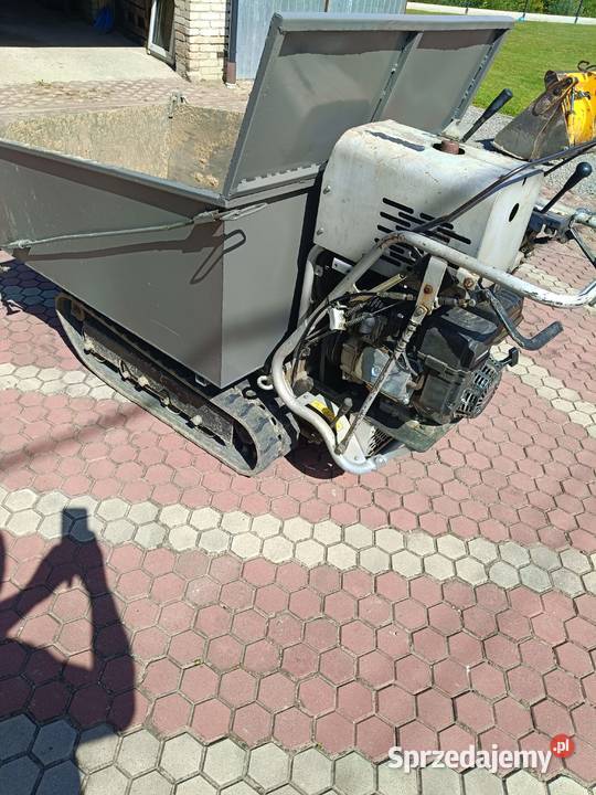 Taczka spalinowa na gąsnicach