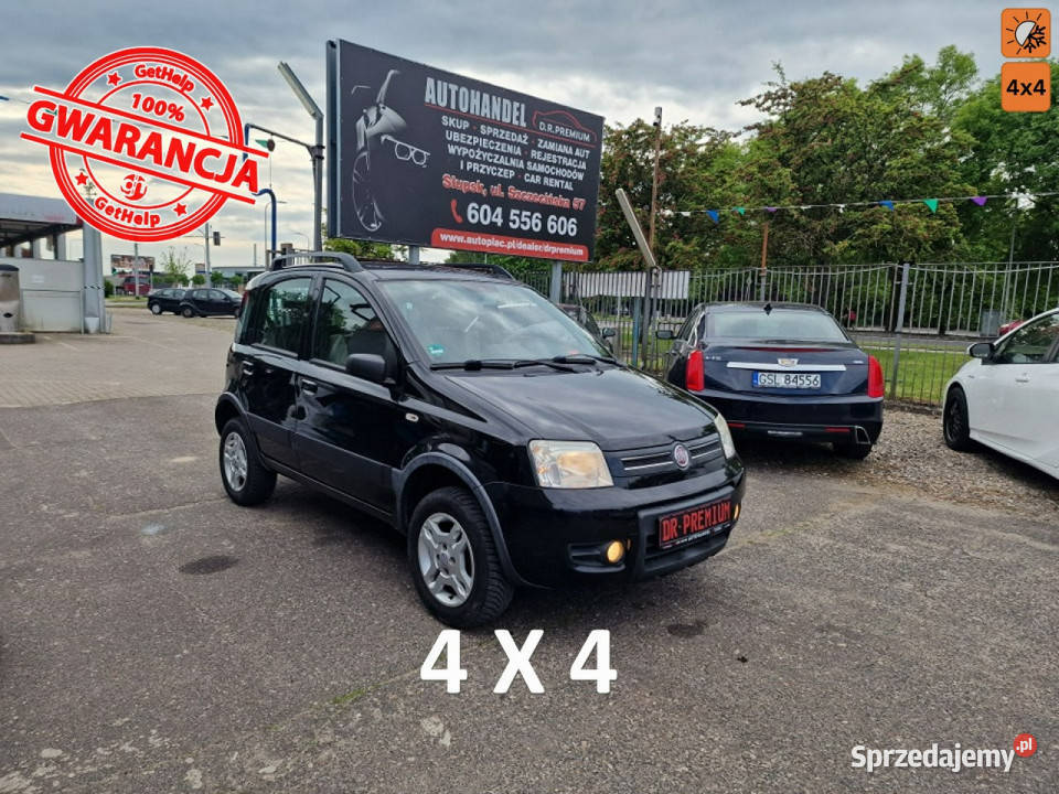 Fiat Panda 12 Benzyna 60 4x4 Klima Automatyczna Słupsk