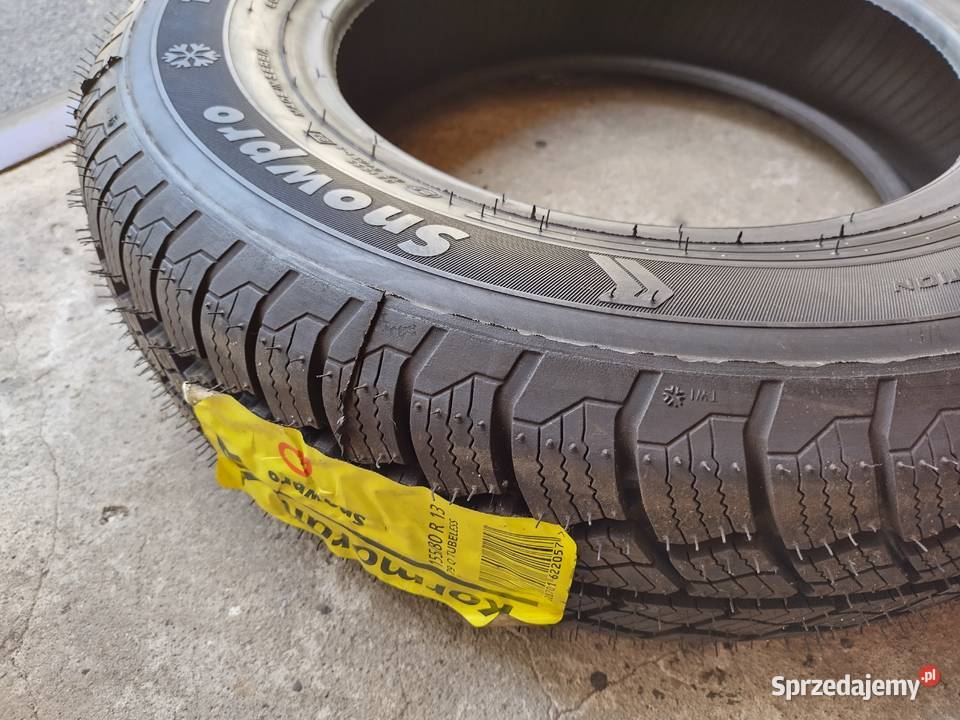 1 nowa opona zimowa Kormoran Snowpro 15580 R13 Dąbrowa Górnicza sprzedam