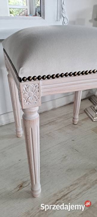 Stylowa pufa podnóżek stołektaboret Shabby Chic zachodniopomorskie Szczecin