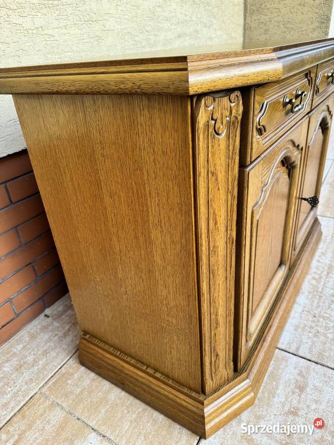 Komoda dębowa stylowa szafka bieliźniarka Garwolin