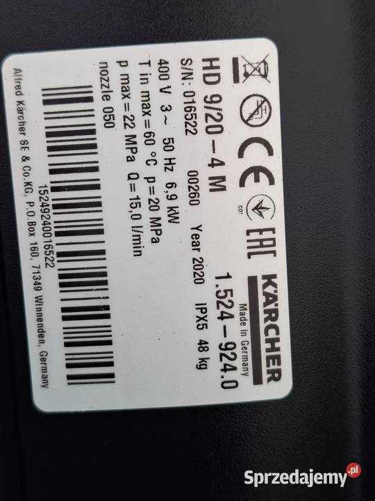 Myjka Karcher HD 9204M 2020 Gwarancją Wysyłka Radom