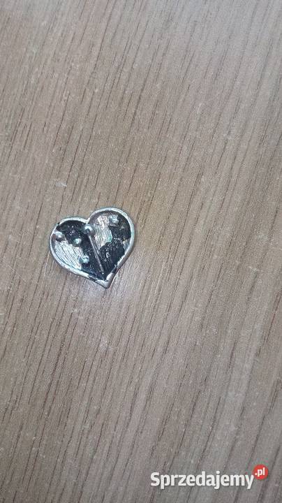 Broszka w kształcie serca Warszawa sprzedam