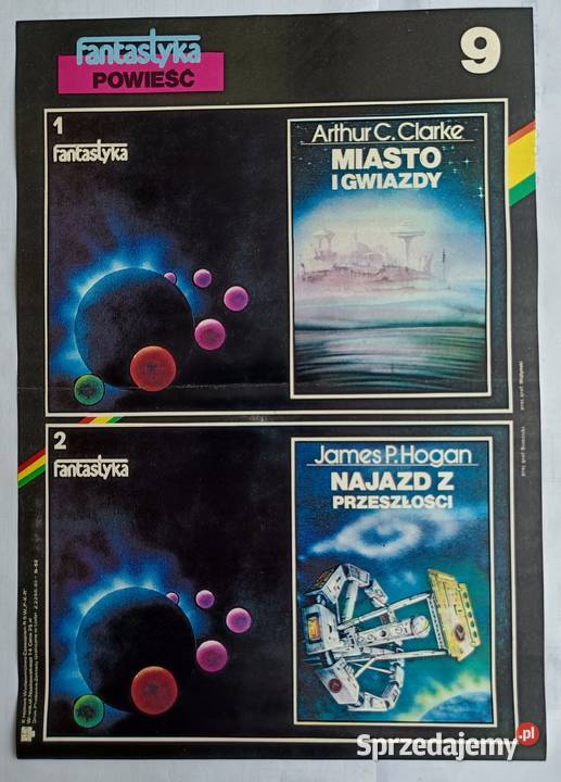 Fantastyka rocznik 1985r z plakatamiokładkami do pomorskie Gdynia