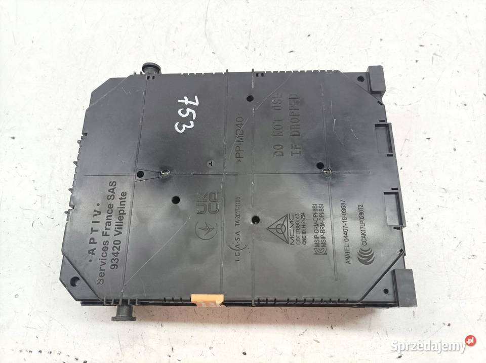 SKRZYNKA BSI 9832880680 EL5CEM00 Peugeot 3008 II Skrzynki bezpieczników świętokrzyskie