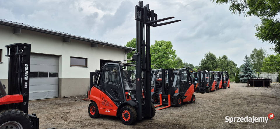 Wózek Widłowy Linde H40D Diesel Duplex 380m 8600 Wózki widłowe Małkinia Górna