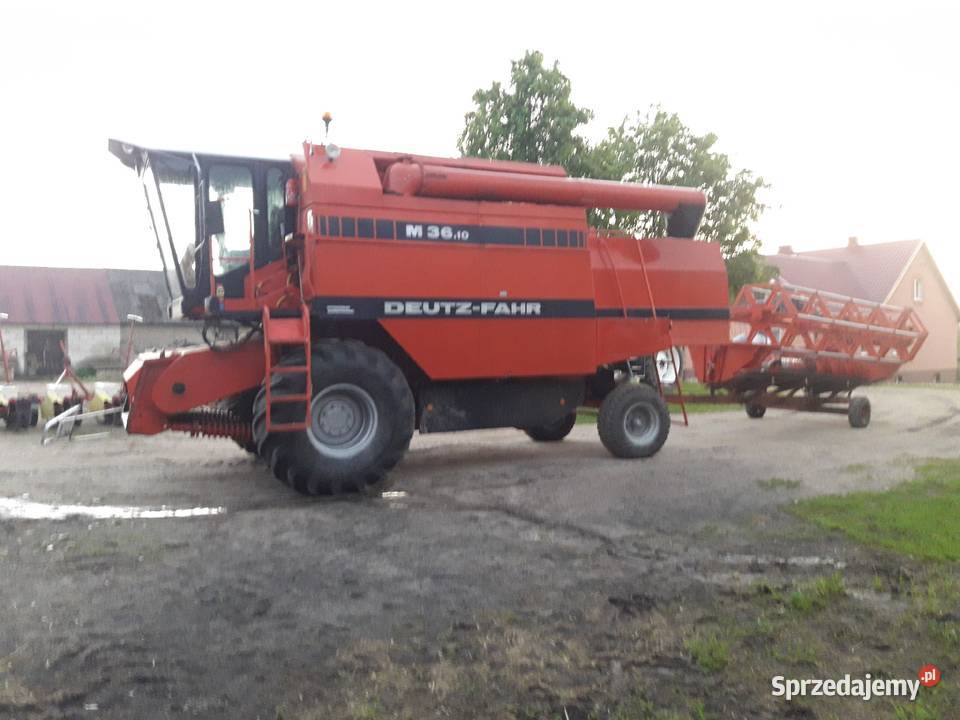 Deutz fahr 3610 heder 480 sieczkarnia nieuszkodzony Kombajny