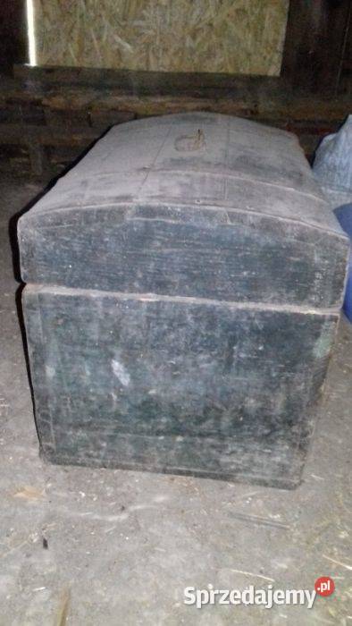 Stara zabytkowa skrzyniakufer Okocim