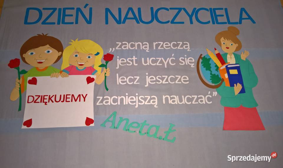 Dekoracje na Dzień Nauczyciela z brystolu 504 Garwolin