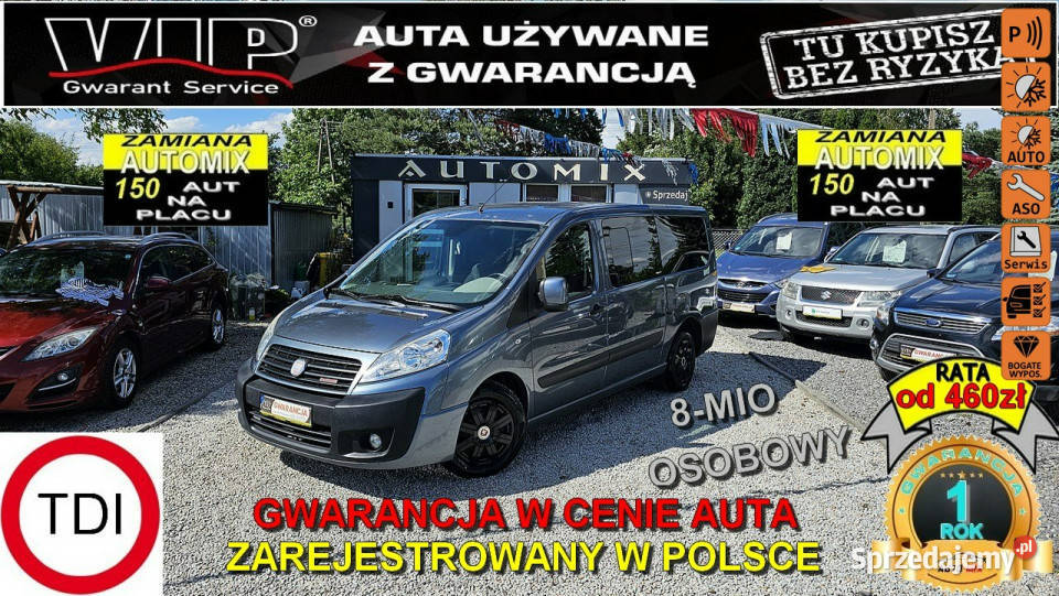 Fiat Scudo SPRZEDANY 20HDI 140 niebieski Świdnica