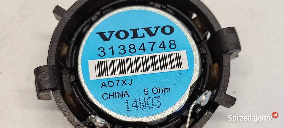 VOLVO XC60 GŁOŚNIK DRZWI 31384748 osobowe Sprzęt audio fabryczny