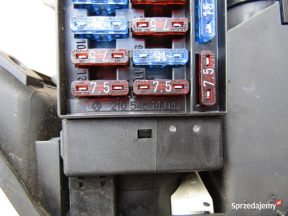 WŁĄCZNIK ŚWIATEŁ MERCEDES W210 2105451404 osobowe Panele sterowania, przełączniki