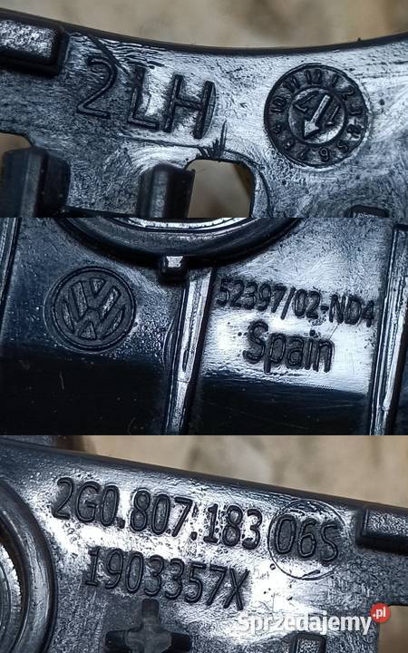VW POLO VI 17 ŚLIZG MOCOWANIE ZDERZAKA LEWY Pleszew sprzedam
