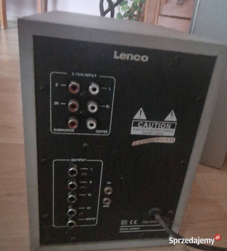 Kino domowe zestaw Lenco 51 głośniki kolumny Kraków sprzedam