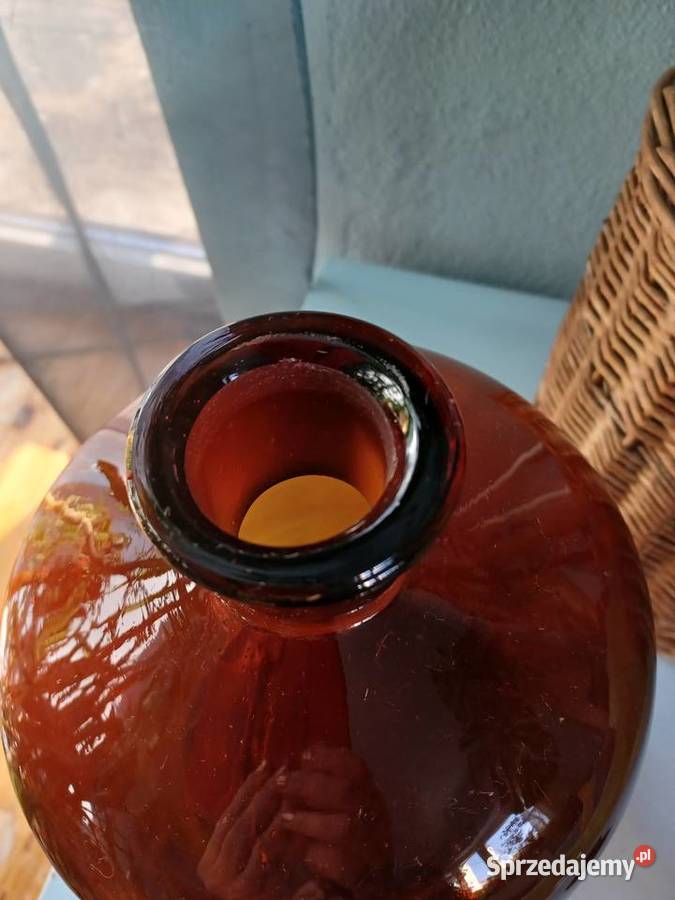 Stara butla aptekarska wielka 32 Łódź