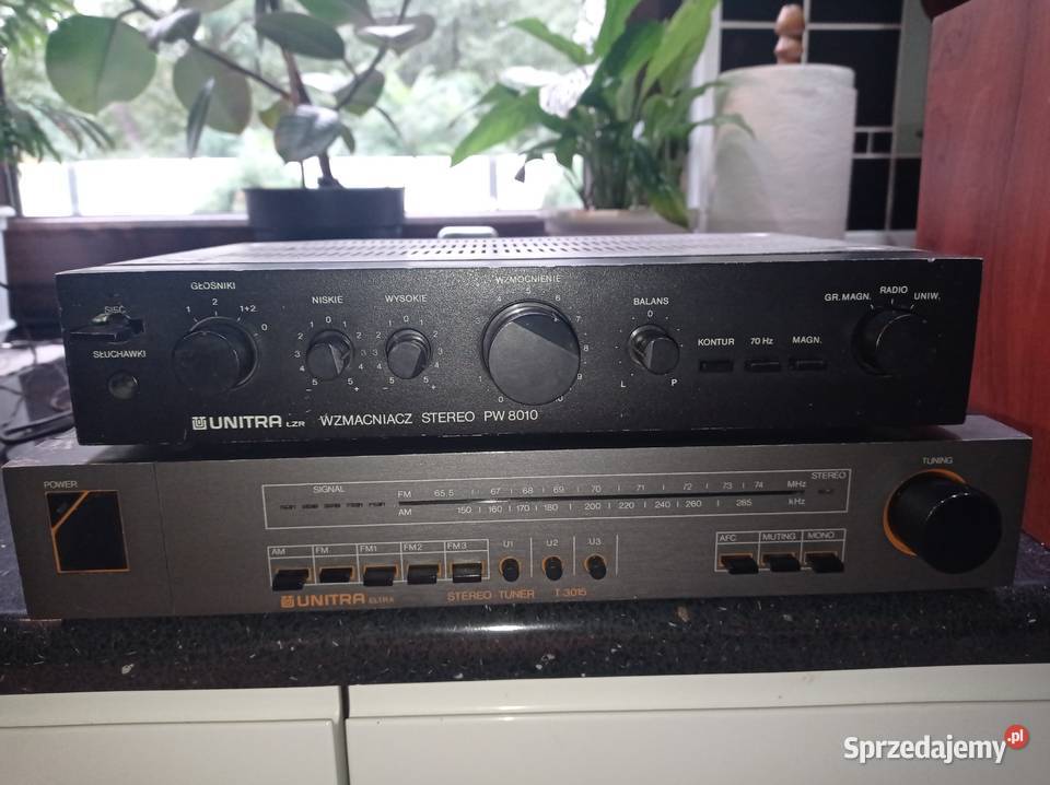 Zestaw UNITRA tuner STEREO T3015 przestrojony
