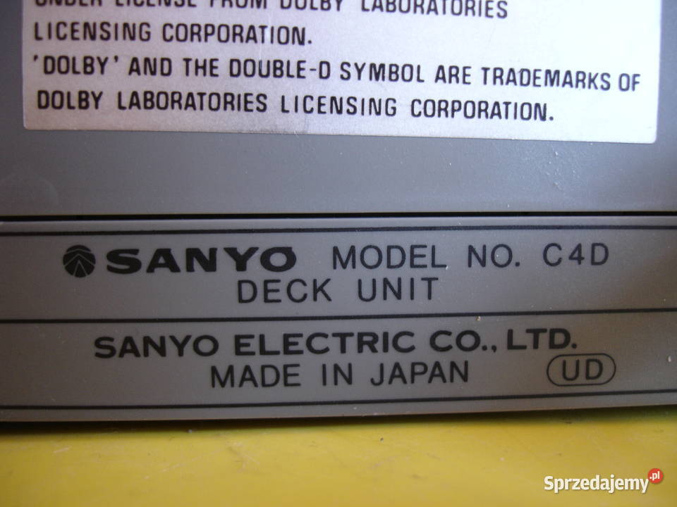 Radiomagnetofon SANYO C4 Zielona Góra sprzedam