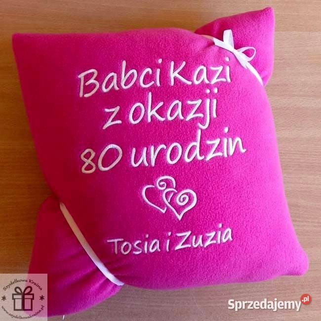 Prezent okrągłe 80 URODZINY osiemdziesiątkę Dekoracje i ozdoby Toruń