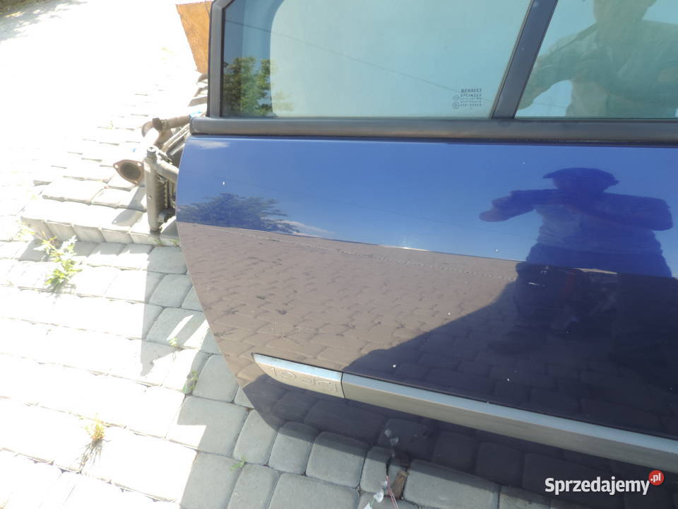 DRZWI LEWY PRZÓD RENAULT SCENIC 2 LAKIER TEF43 osobowe małopolskie Nowy Sącz