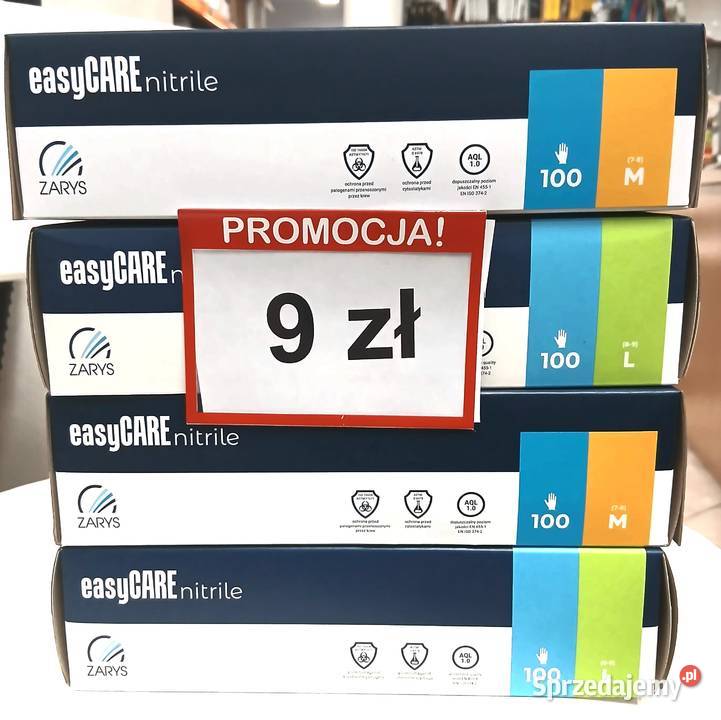 Rękawiczki Bezpudrowe EsyCare rozmiar M