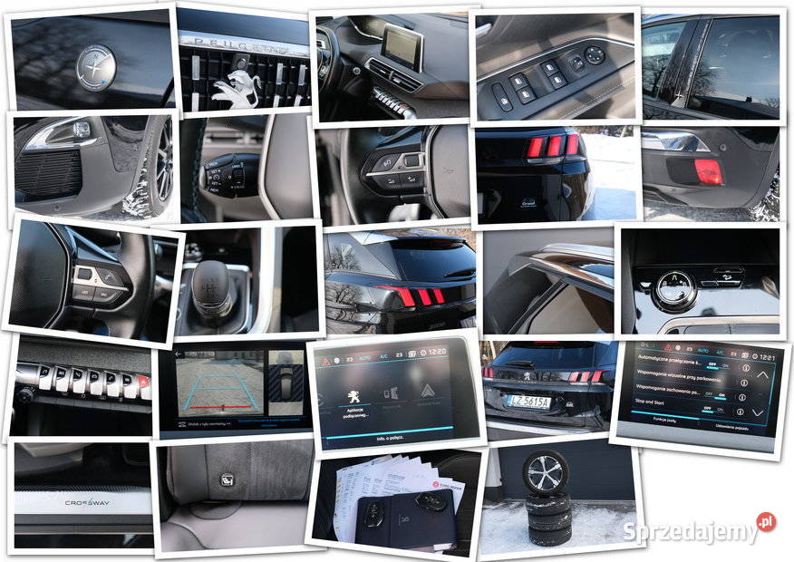 Peugeot 3008 II Crossway 20 HDI nawigacja kamery 1997cm3 3008 Zamość