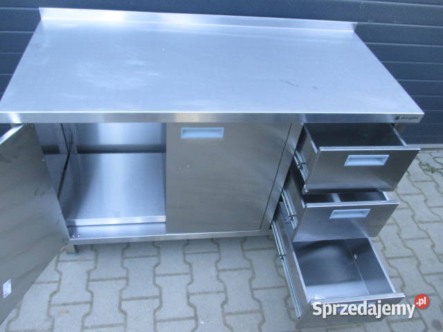 Stół Gastronomiczny Drzwi Otwierane 3 Szuflady Gastronomia Ostrów Wielkopolski