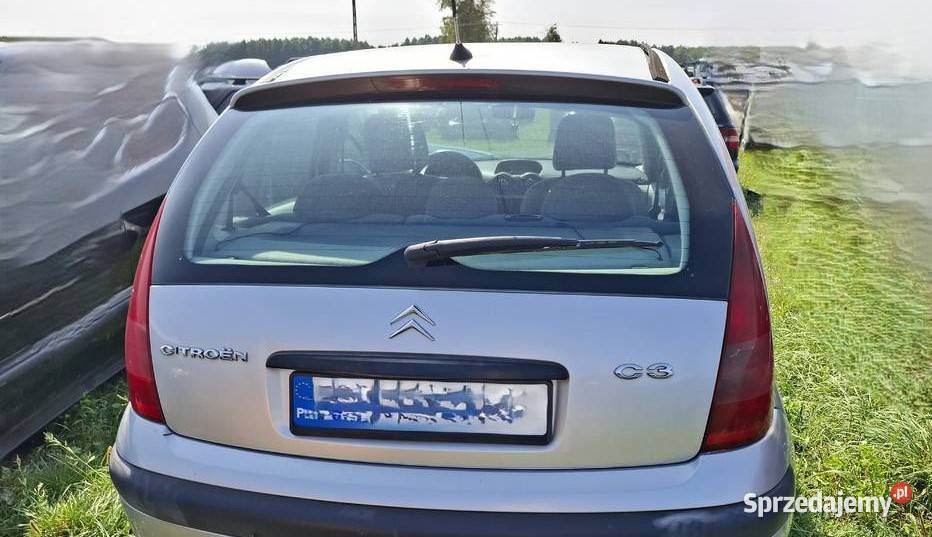 Klapa Tył Bagażnika Citroen C3 Wisznice sprzedam