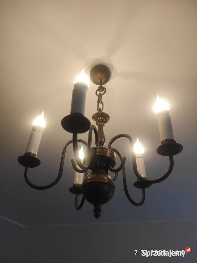Lampa z mosiądzu Oświetlenie