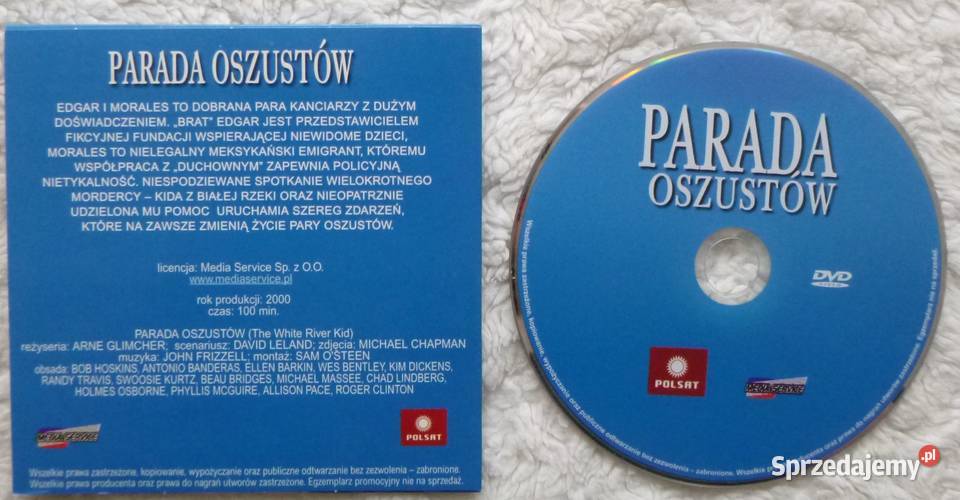Film DVD Parada oszustów Kultura i Rozrywka Warszawa