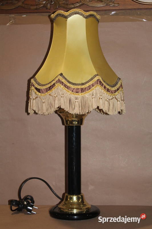 Czarna lampa stołowa 78 Szczecin
