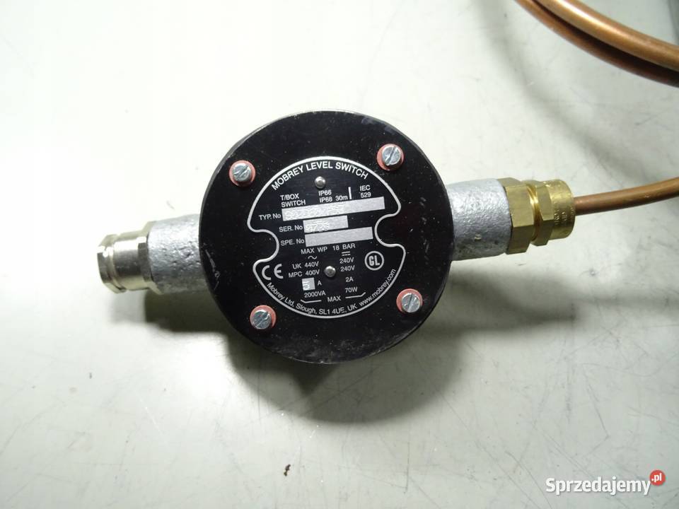 MAGNETYCZNY CZUJNNIK POZIOMU MOBREY S03D6BF93 Wąchock sprzedam